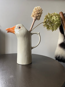 Ceramic Goose Vase