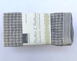 Linen Mix Dishcloth Grey