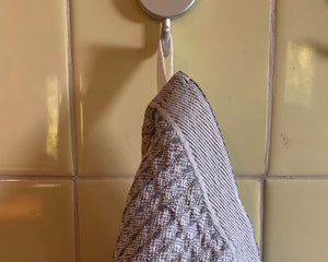 Linen Mix Dishcloth Grey