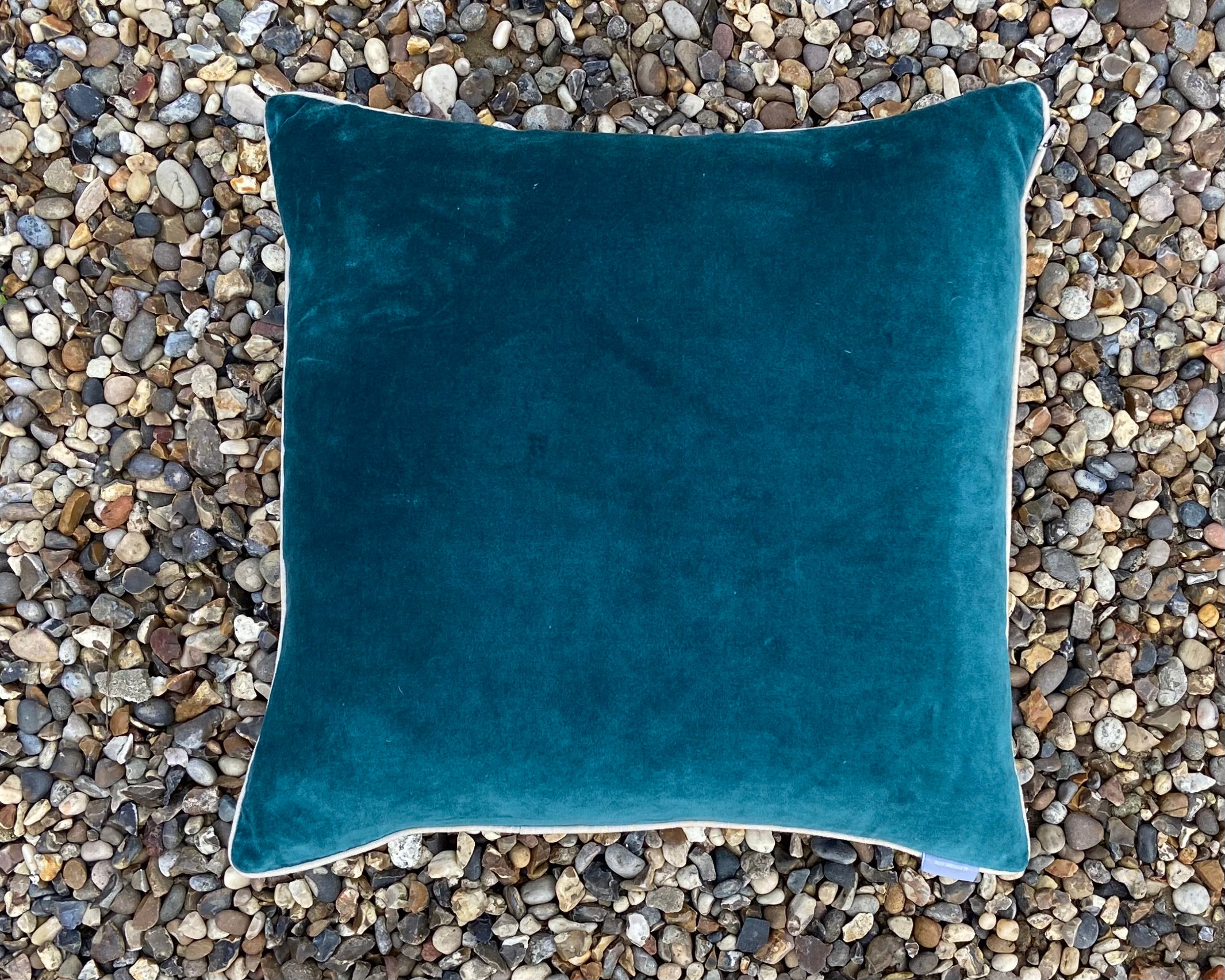 Teal Velvet Cushion