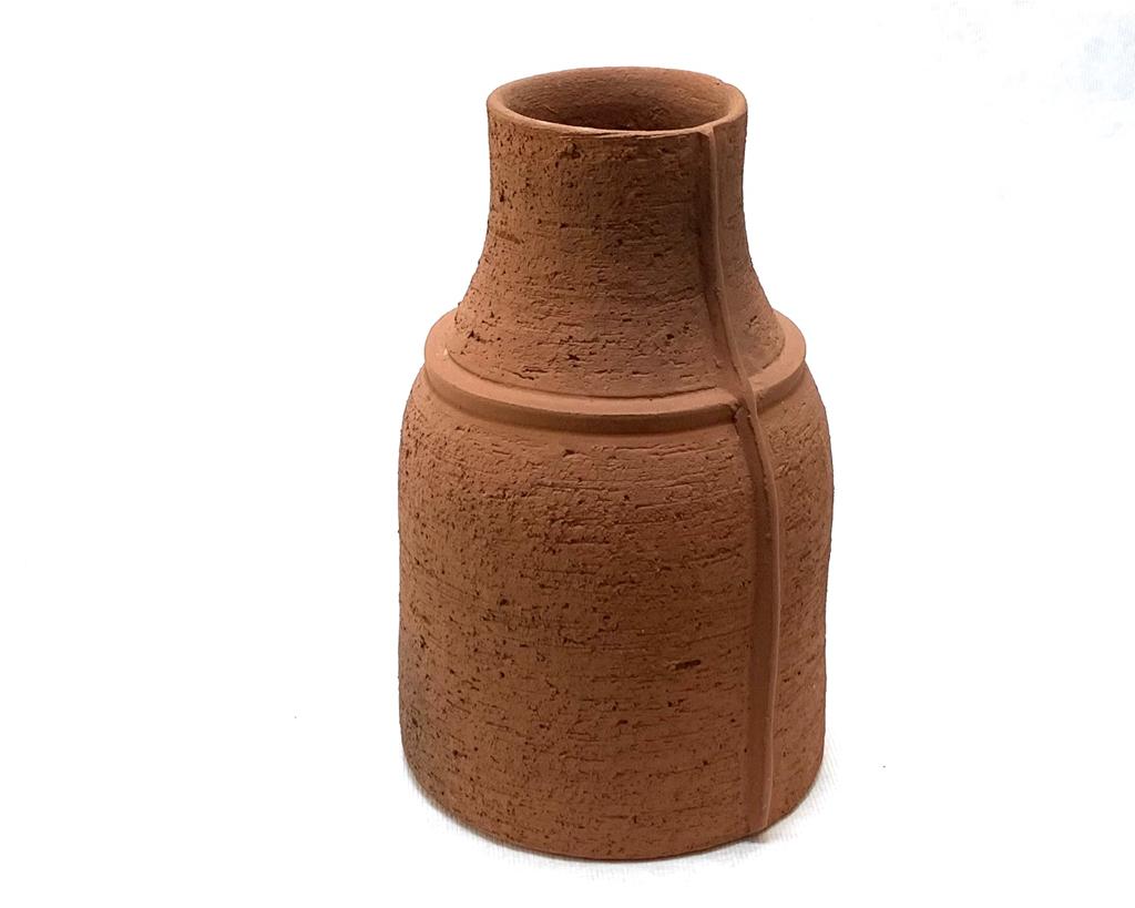 Terracotta Seamed Vase